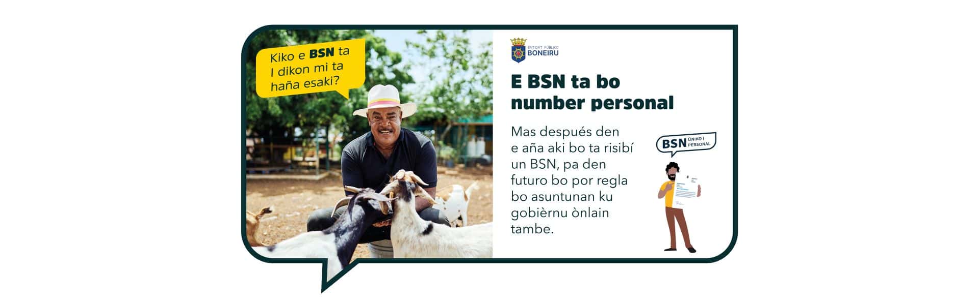 Poster ku ta splika kiko ta un number di BSN