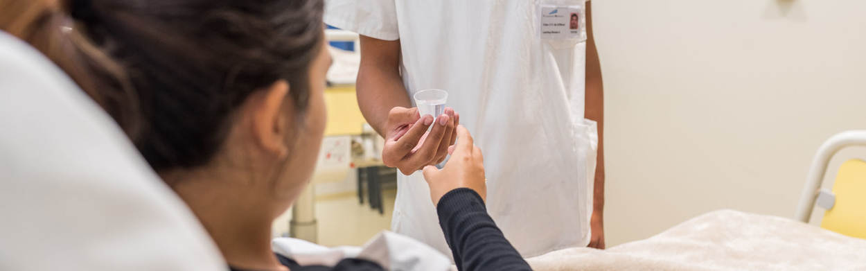 Dokter in ziekenhuis