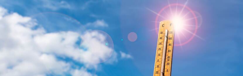 Warm weer