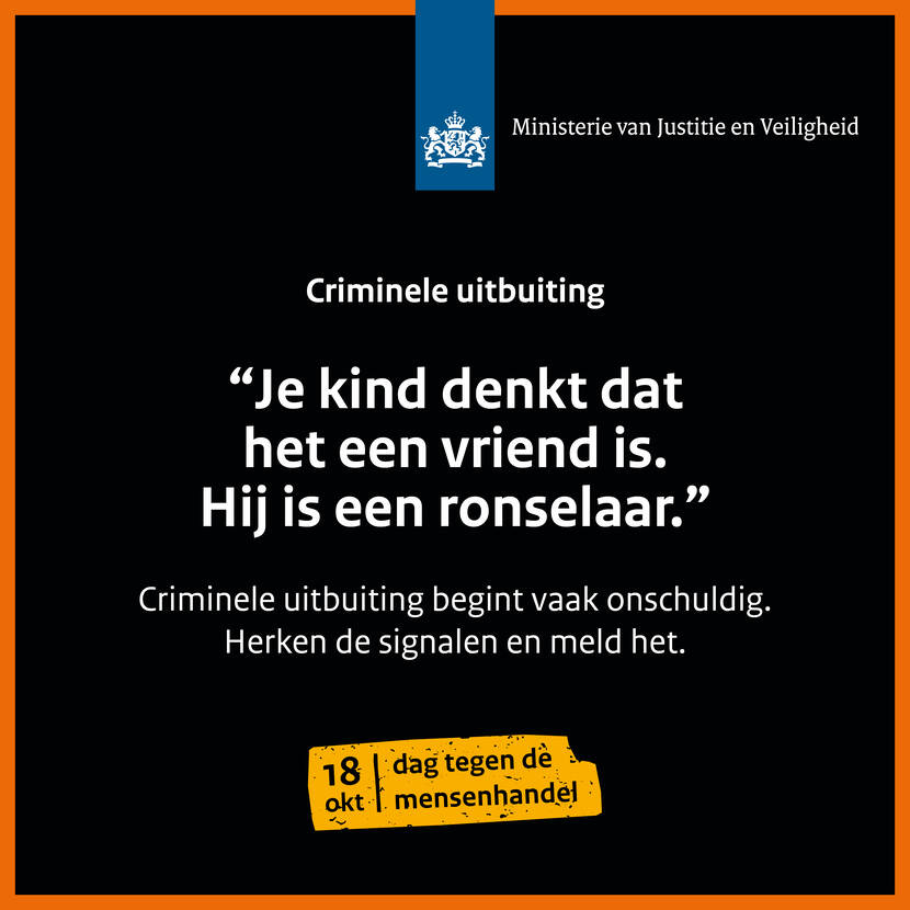 Mensenhandel banner