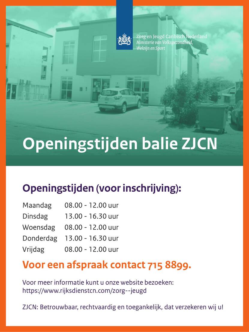 Openingstijden ZJCN